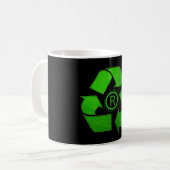 Mug Recycle Logo par Shirley Taylor (Devant gauche)
