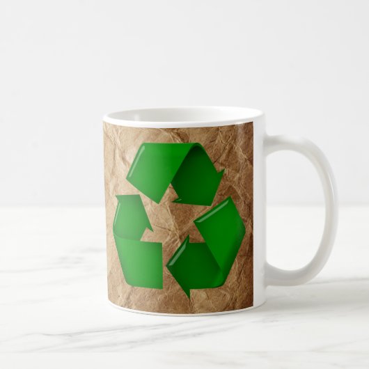 Mug Recycler - Papier grumplé (Droite)