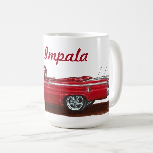 Mug Red 1962 Impala convertible (Devant droit)