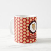 Mug Red Ajouter Votre Nom Hamster (Devant gauche)
