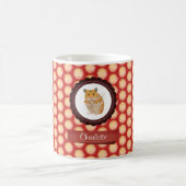 Mug Red Ajouter Votre Nom Hamster (Centre)