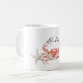 Mug Red Aloha Crab (Devant gauche)