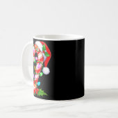 Mug Red &amp; White Candy Cane Crew Christmas Santa Ha (Devant gauche)