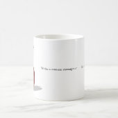 Mug Red Apple "Enseignant Merci" Message personnalisé (Centre)