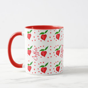 Mug Red Apple Heart