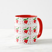 Mug Red Apple Heart (Devant droit)