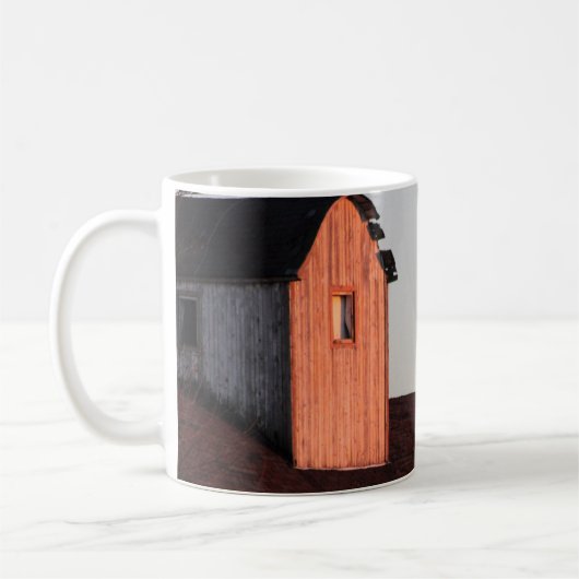 Mug Red Barn & Windmill photo rustique (Gauche)