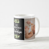 Mug Red Berry Twigs 1er Noël en Grand-mère Photo (Devant droit)