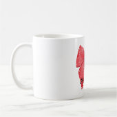 Mug Red Bow White Dots (Gauche)
