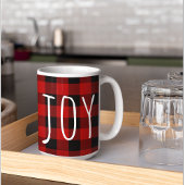 Mug Red Buffalo Plaid & Joy | Holiday