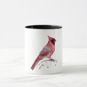 Mug Red Cardinal Bird (Centre)