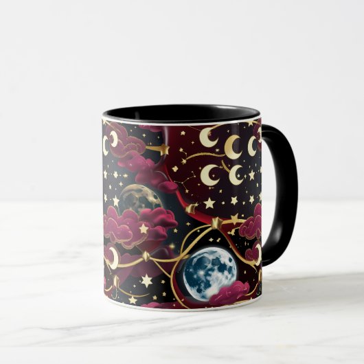 Mug - Red Celestial Moon (Devant droit)