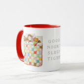 Mug Red Combo COZY QUILT (Devant gauche)