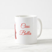 Mug Red Dress Ciao Bella (Devant droit)