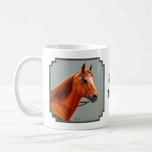 Mug Red Dun Chestnut (Gauche)