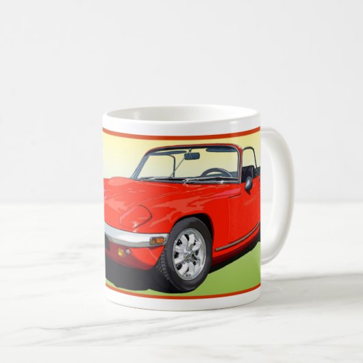 Mug Red Elan S4 (Devant droit)
