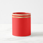Mug Red et Gold Rimmed (Centre)
