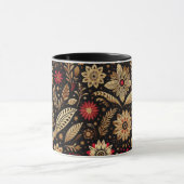 Mug Red Floral Mexican High (Centre)