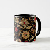 Mug Red Floral Mexican High (Devant droit)