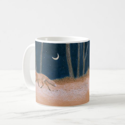 Mug Red Fox et Crescent Moon (Devant gauche)