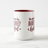 Mug Red Funny Pas Bossy (Centre)