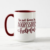 Mug Red Funny Pas Bossy (Gauche)