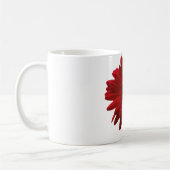 Mug Red Gerbera Daisy Fête des Mères (Gauche)