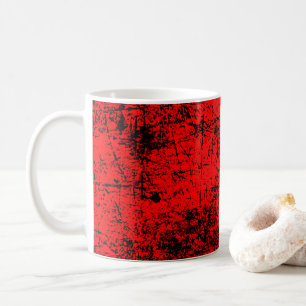 Mug Red Grunge