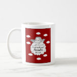 Mug Red Happy 90th Birthday Angel<br><div class="desc">Joyeux anniversaire à un vrai ange. Tous les textes sont facilement édités en utilisant le modèle fourni. Partagez vos pensées sincères avec quelqu'un de très spécial. Une partie de la gamme "Angel" de fournitures et cadeaux de fête.</div>