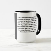 Mug Red Hawk's Shield and Lance (Devant droit)