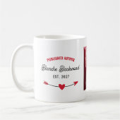 Mug Red Heart Arrow Publié Auteur Votre couverture de  (Gauche)