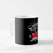 Mug Red Heart & Butterflies Studio Intendance Art (Devant gauche)