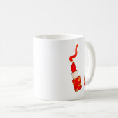 Mug Red Heart Lipstick Pop Art Design (Devant droit)
