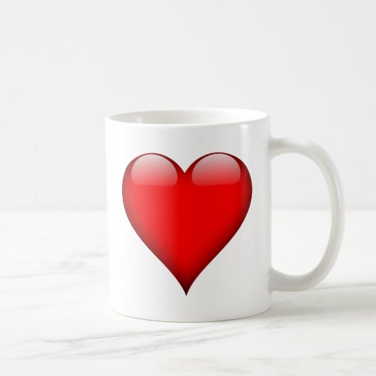 Mug Red Heart Love (Droite)