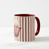 Mug Red Heart Love Bear (Devant droit)