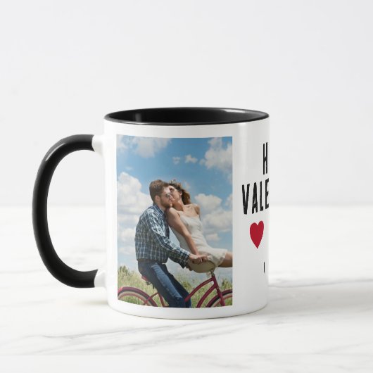 Mug Red Hearts Heureuse Sainte-Valentin Boyfriend 2 Ph (Gauche)