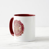 Mug Red HOGWARTS™ Crest Holiday Wreath (Devant gauche)