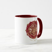 Mug Red HOGWARTS™ Crest Holiday Wreath (Devant droit)