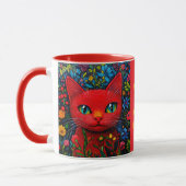 Mug Red Kitty (Gauche)