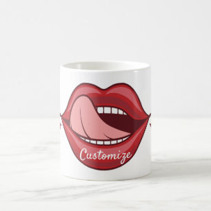 Mug Red Lips Open Mouth Thunder_Cove
