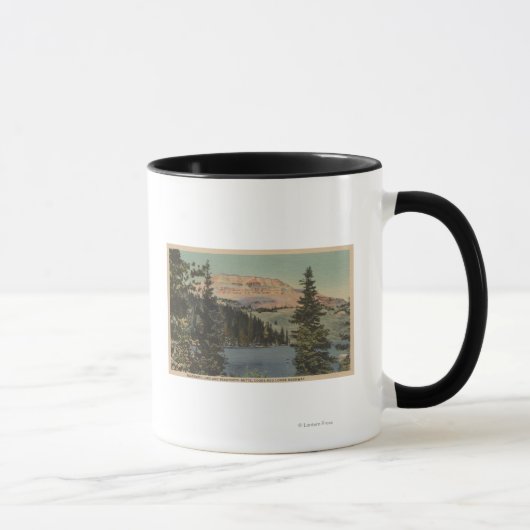 Mug Red Lodge, MT - Vue sur le lac Beartooth & Butte (Droite)