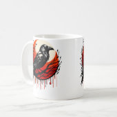 Mug Red Moon Raven Black Crow (Devant gauche)