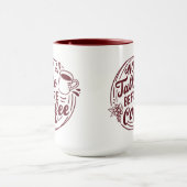 Mug Red No Talkie Avant Café (Centre)