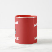 Mug RED Nom personnalisable Nurse (Centre)