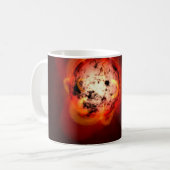 Mug Red Nwarf Star Orbité Par Une Hypothétique Exoplan (Devant gauche)