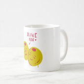Mug Red Olive You Valentines Day (Devant droit)