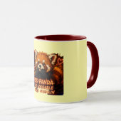 Mug Red Panda Adorable Chaos (Devant droit)