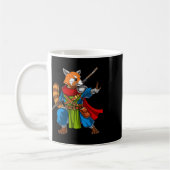Mug Red Panda Bear Ninja Samurai Warrior Funny Kung Fu (Gauche)