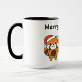 Mug Red Panda Christmas Red Pandas Merry Christmas (Gauche)