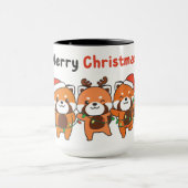 Mug Red Panda Christmas Red Pandas Merry Christmas (Centre)